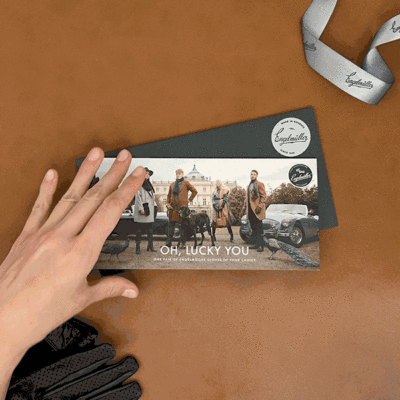 Printed gift voucher delivered by post